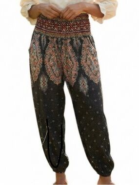 Lofbaz Harem Pants loose boho-chic bohemian yoga lounging beachy cottagecore